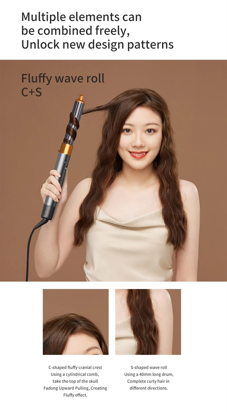 Automatic Curly Hair Heating Straightening Curling Iron Automatic Curly Hair Heating Straightening Curling Iron